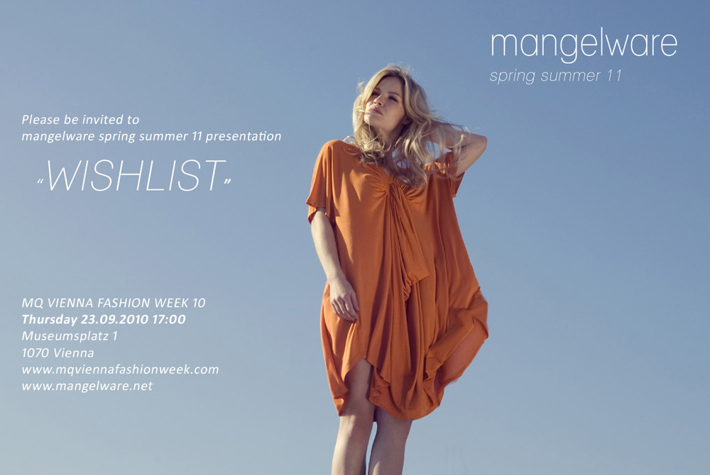 Mangelware "Wishlist", Spring/Summer 2011