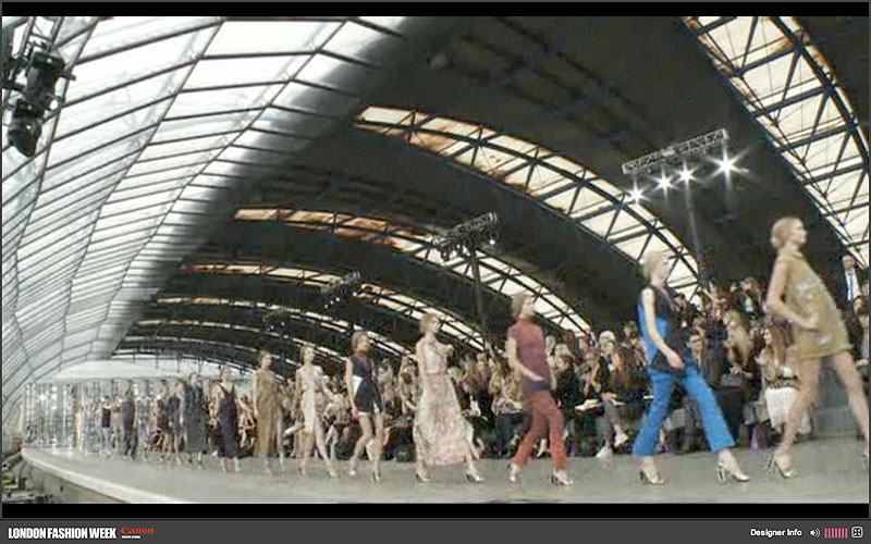 Peter Pilotto, Spring/Summer 2011, London Fashion Week, Screenshot