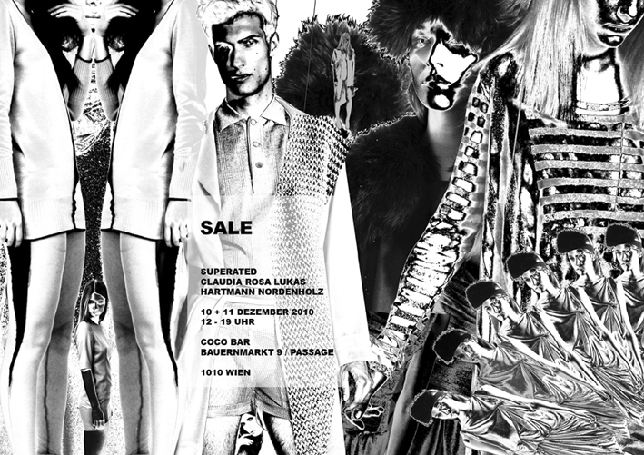 Sample Sale: Hartmann Nordenholz, Claudia Rosa Lukas, superated, 10. und 11. 12. 2010