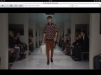 Prada: Livestream Fall/Winter 2011 Menswear Show, Screenshot