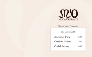 Moda Operandi, Screenshot