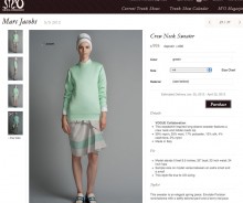 Marc Jacobs SS2012, pre-order auf Moda Operandi