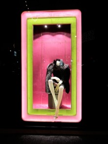 Schaufenster Prada Wien, Weihnachten 2011